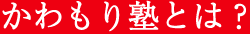 かわもり塾とは？